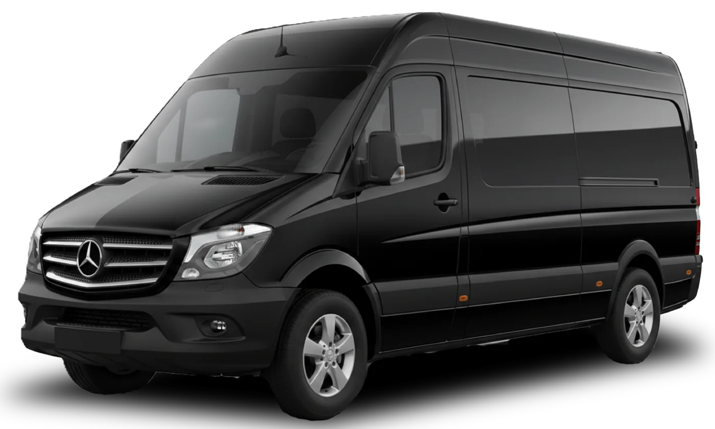 Executive minibus for group airport transfers in north-east Italy — up to 8 passengers